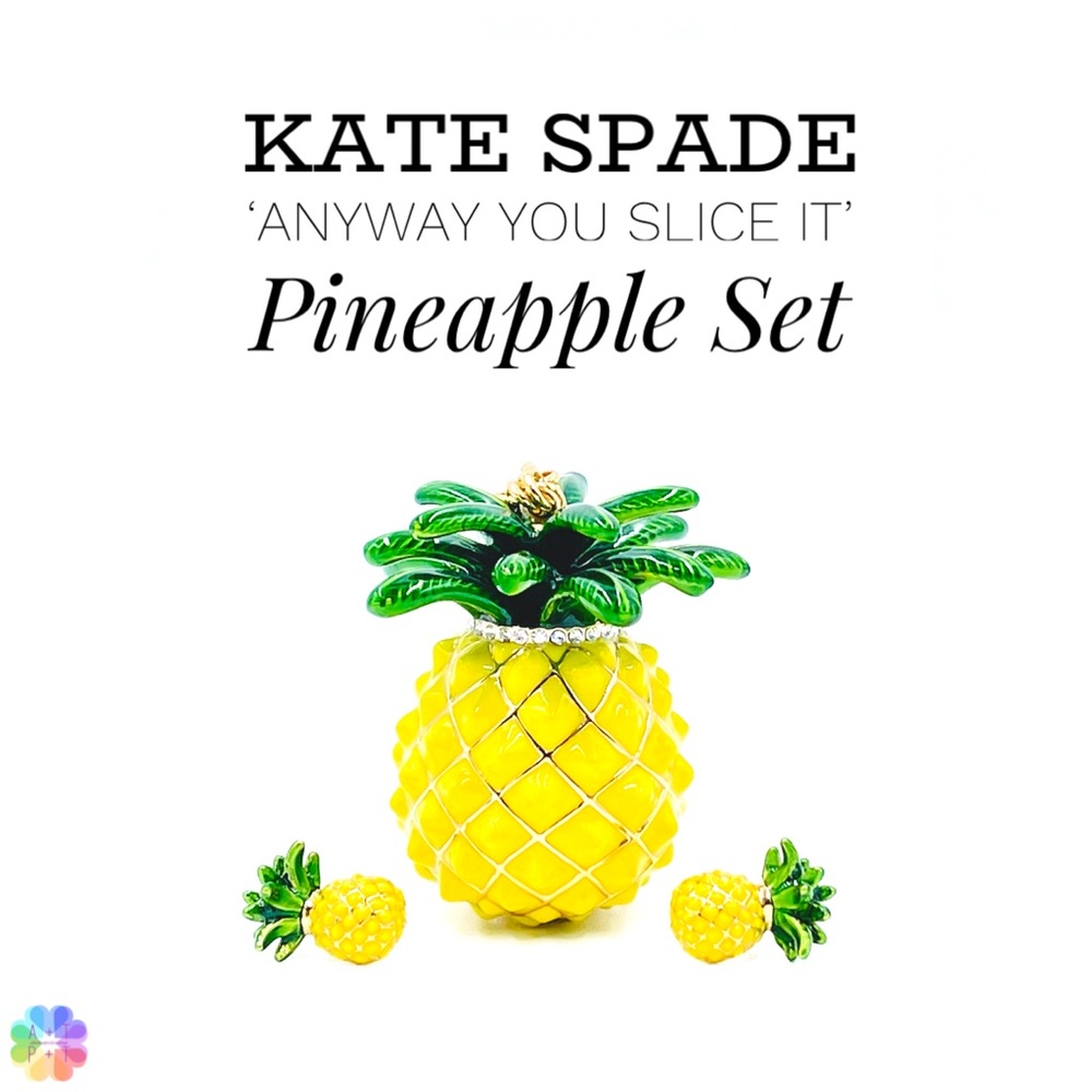 ‼️SOLD‼️ Kate Spade ‘Anyway You Slice It’ Pineapple Set